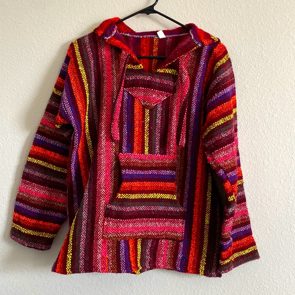 Artesanal Baja Hoodie From Guanajuato, Mexico